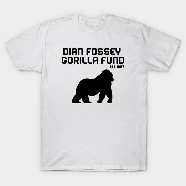 Dian Fossey Gorilla Fund T-Shirt by MoathZone